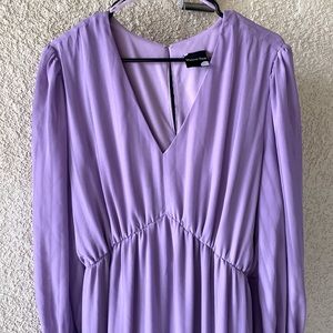 Madison Tara tiered purple dress